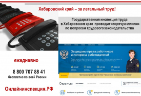 Хабаровский край – за легальный труд!